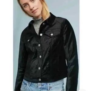 Anthropologie Pilcro and the Letterpress black velvet jacket
